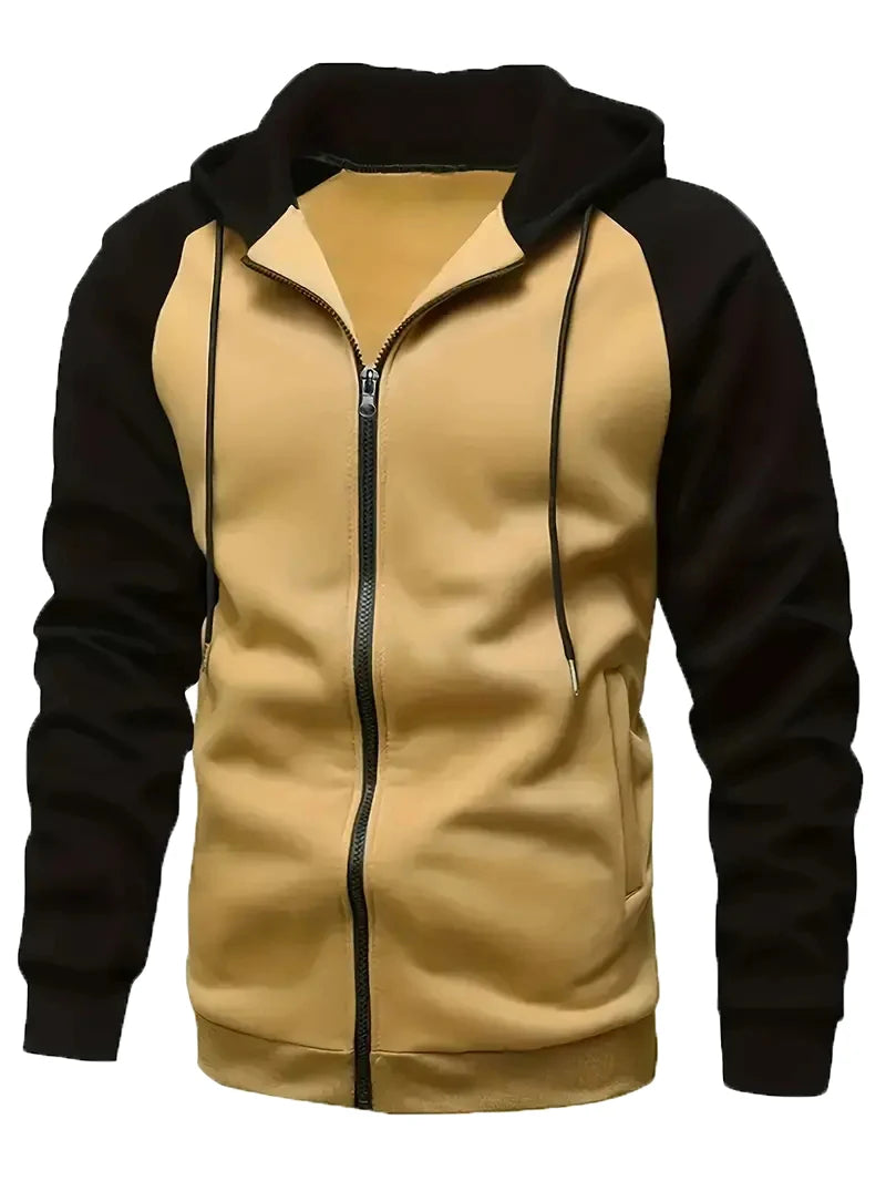Buzo con Capucha y Cremallera Unisex Talla Grande