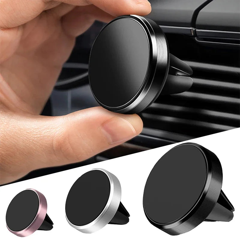 Soporte Magnético para Teléfono Celular con Ventilación de Aire para Automóvil, Soporte GPS Magsafe Compatible con iPhone 12-17 Pro Max, Samsung, Xiaomi y Otros Smartphones
