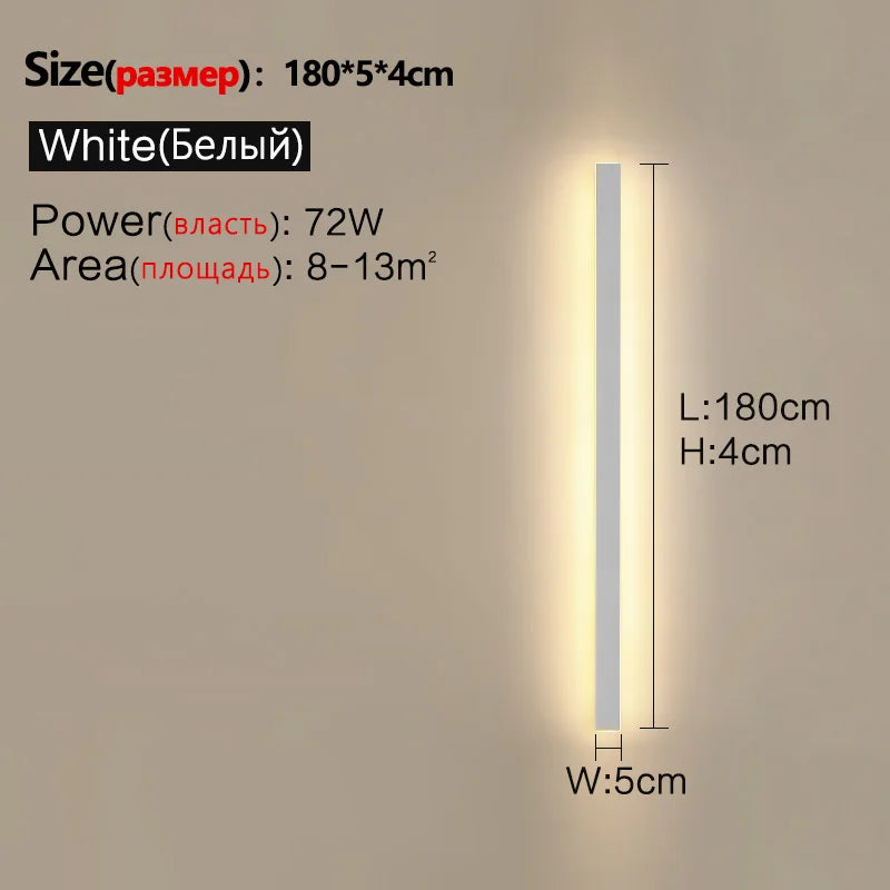 Lámpara de Pared LED IP65 Impermeable Exterior Jardín