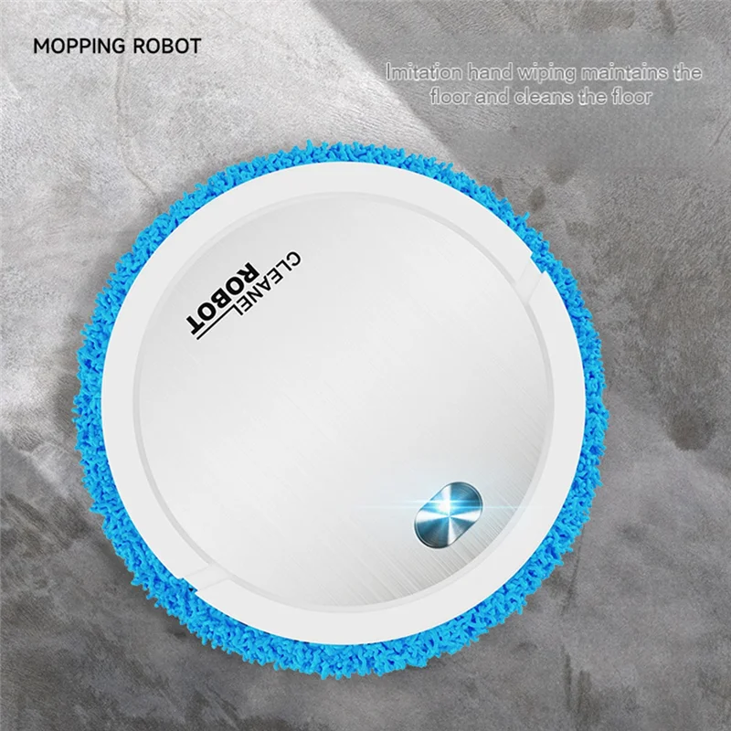 Robot de Fregado Inteligente para el Hogar, Limpieza Seca y Húmeda, Recargable