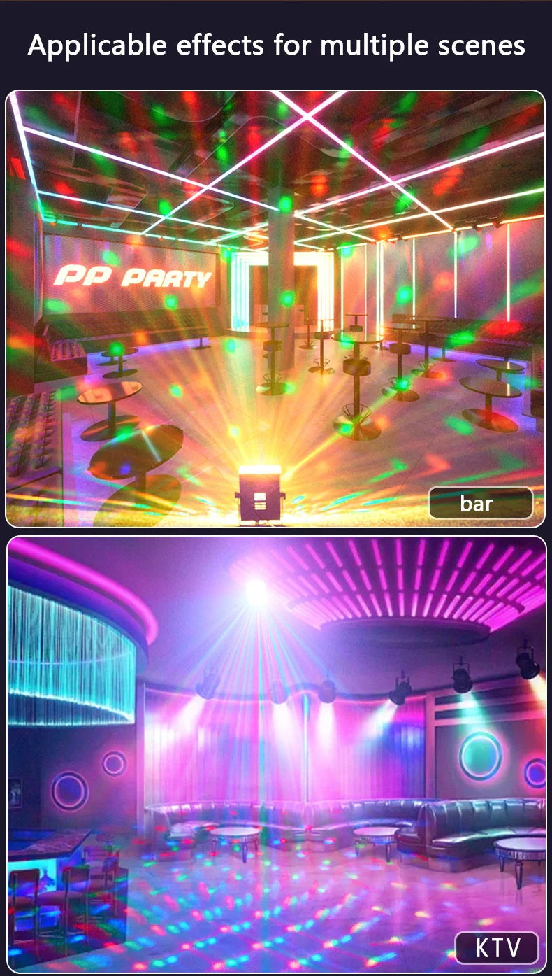 Luz LED Nocturna con Control Remoto para Fiesta