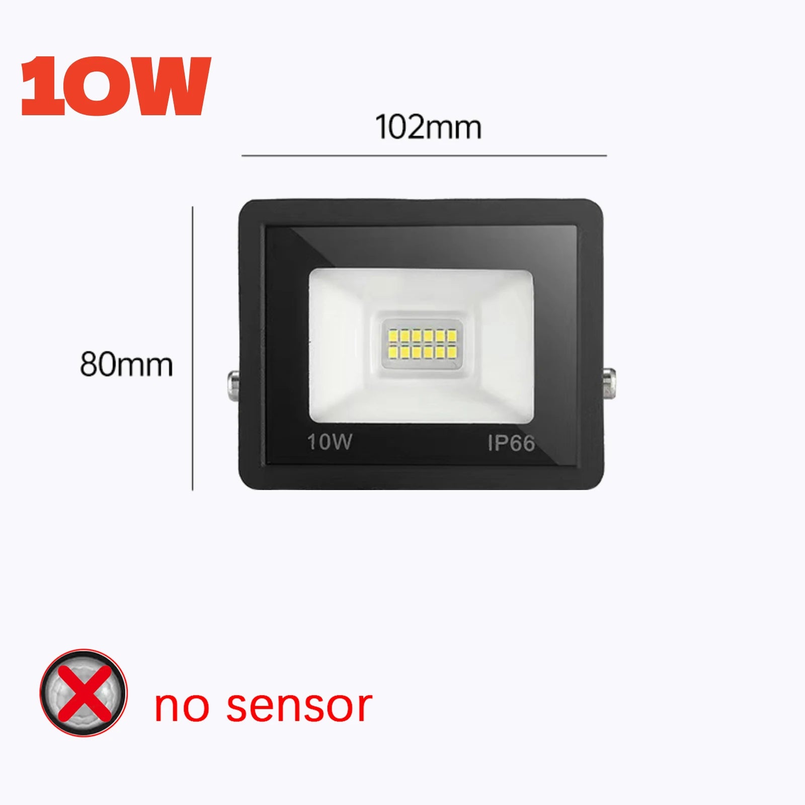 Reflector LED con Sensor de Movimiento IP66 para Exteriores 10W-50W