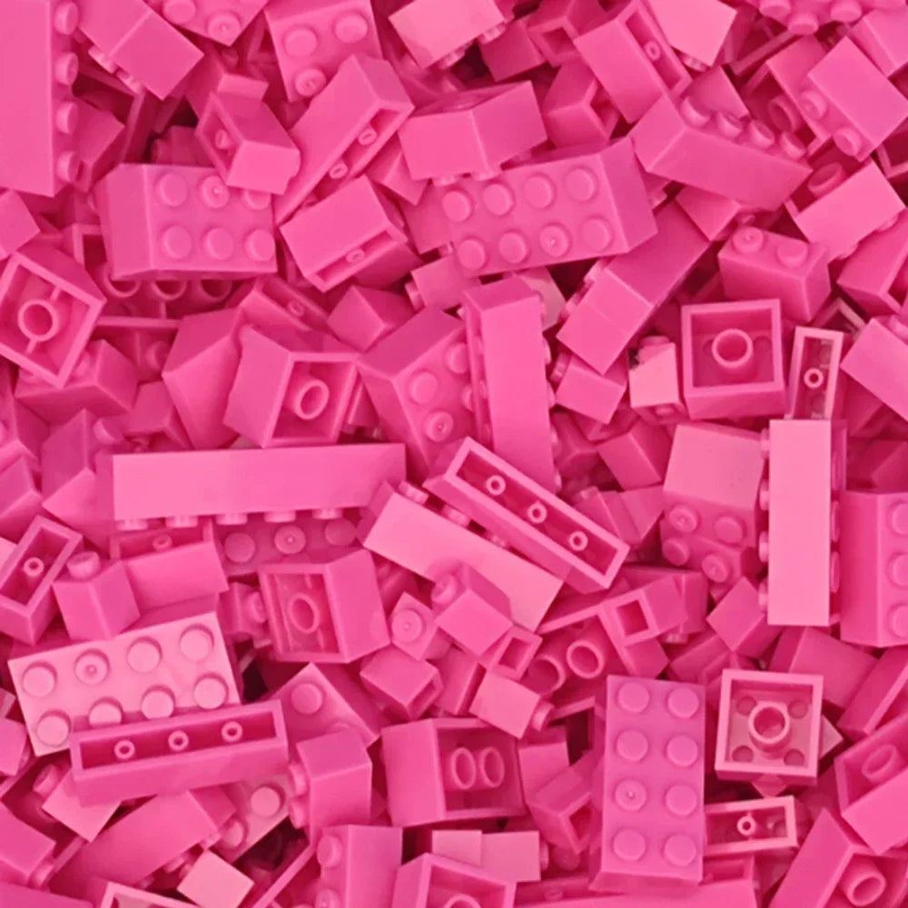 120/240 Uds. Juego de bloques de construcción a granel ciudad ladrillos clásicos montaje colorido DIY juguete creativo juguete educativo interactivo para niños