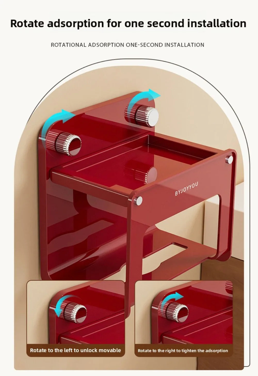 Portarrollos de Papel Higiénico con Ventosa