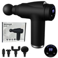 Pistola de masaje eléctrica, masajeador Facial de tejido profundo, 99 niveles, brazos, espalda, pierna, relajación muscular para cuerpo, espalda, brazo, deporte, Fitness