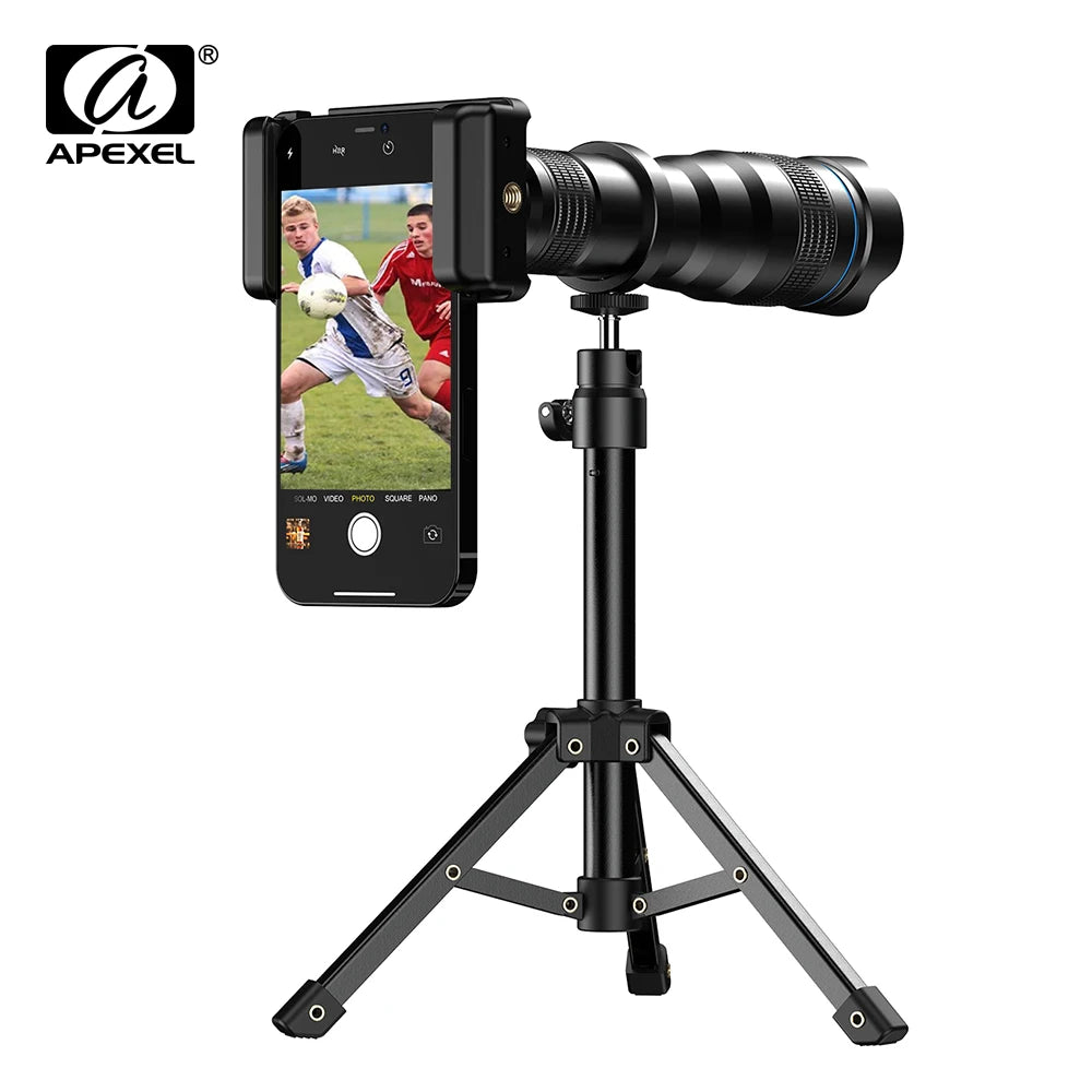 Teleobjetivo Zoom 36X con Trípode de Metal para Celular