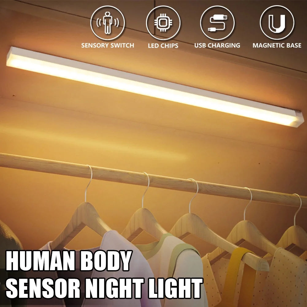 Barra de Luz LED Recargable con Sensor de Movimiento