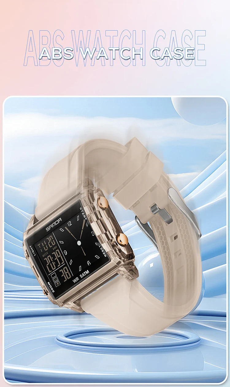 Reloj Digital SANDA Deportivo para Hombre Multifunción Luminoso