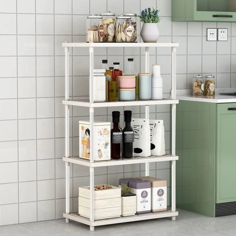Estante organizador multiusos de varios niveles para cocina, baño y dormitorio