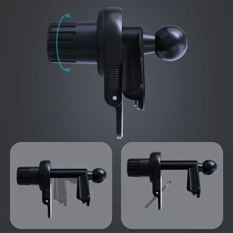 Soporte Magnético Universal para Teléfono de Coche 360 ° Soporte Giratorio para Pantalla para iPhone 17 16 15 14 MagSafe Xiaomi, Soporte Básico para Teléfono de Coche