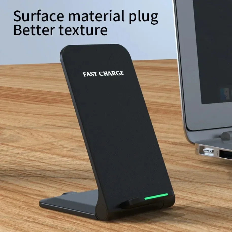 Base de Carga Inalámbrica para iPhone 17 16 15 14 13 Pro, Cargadores para Teléfonos Samsung Xiaomi, Estación de Carga Rápida por Inducción