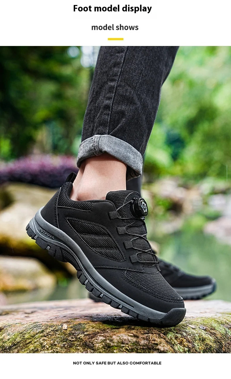 Zapatillas Deportivas Hombre con Hebilla Giratoria - Senderismo 39-48