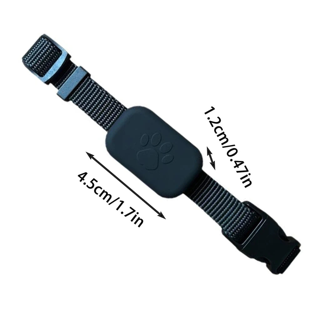 Rastreador GPS Inteligente para Mascotas, Niños, Equipaje y Llaves, Etiqueta de Posicionamiento Global, Rastreador GPS para Mascotas con Collar Ajustable, Localizador de Perros
