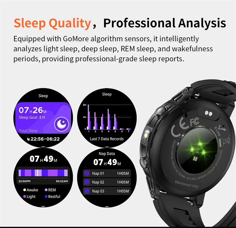 Reloj Inteligente Militar T-Rex 3 GPS Bluetooth