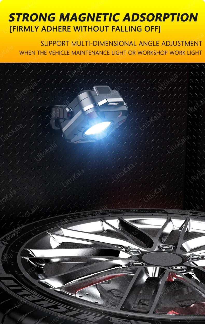 Linterna de Trabajo LED COB 500LM LiitoKala Recargable Tipo C