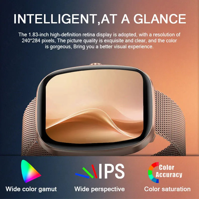 Reloj Inteligente LIGE para Mujer Bluetooth con Caja
