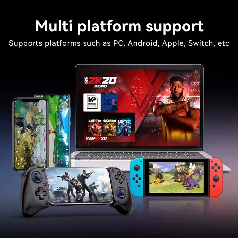 Mando de juegos con Control Bluetooth para Switch PS4, PS3, Xbox, iPhone, IOS, Android, teléfono móvil, PC, controlador inalámbrico para juegos