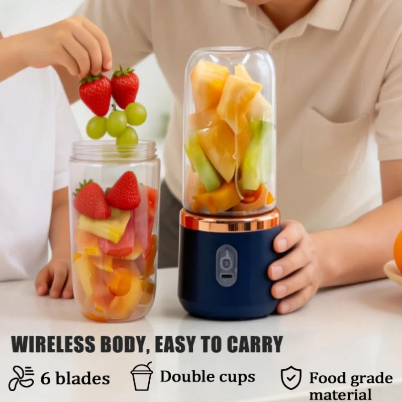 Mini Licuadora Portátil USB Recargable 400ml