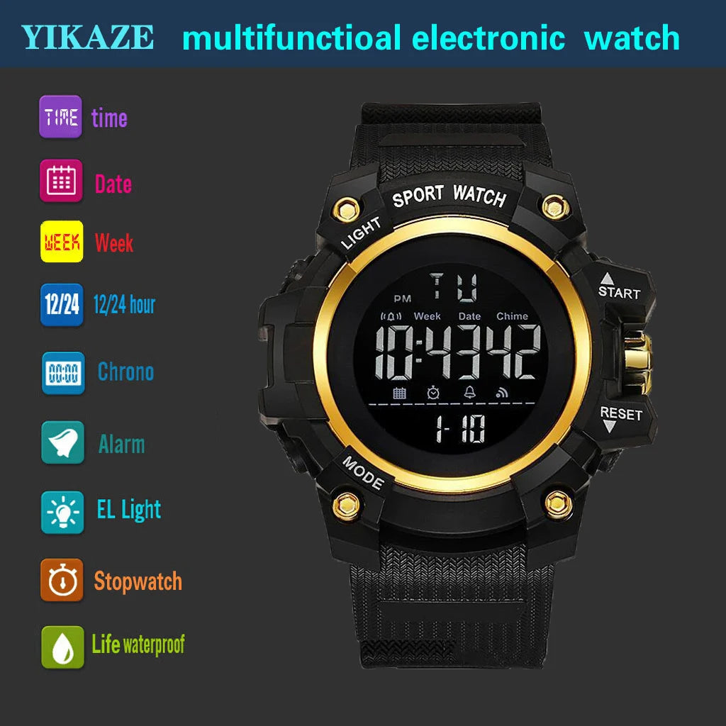Reloj Deportivo YIKAZE 50MM Digital LED Militar