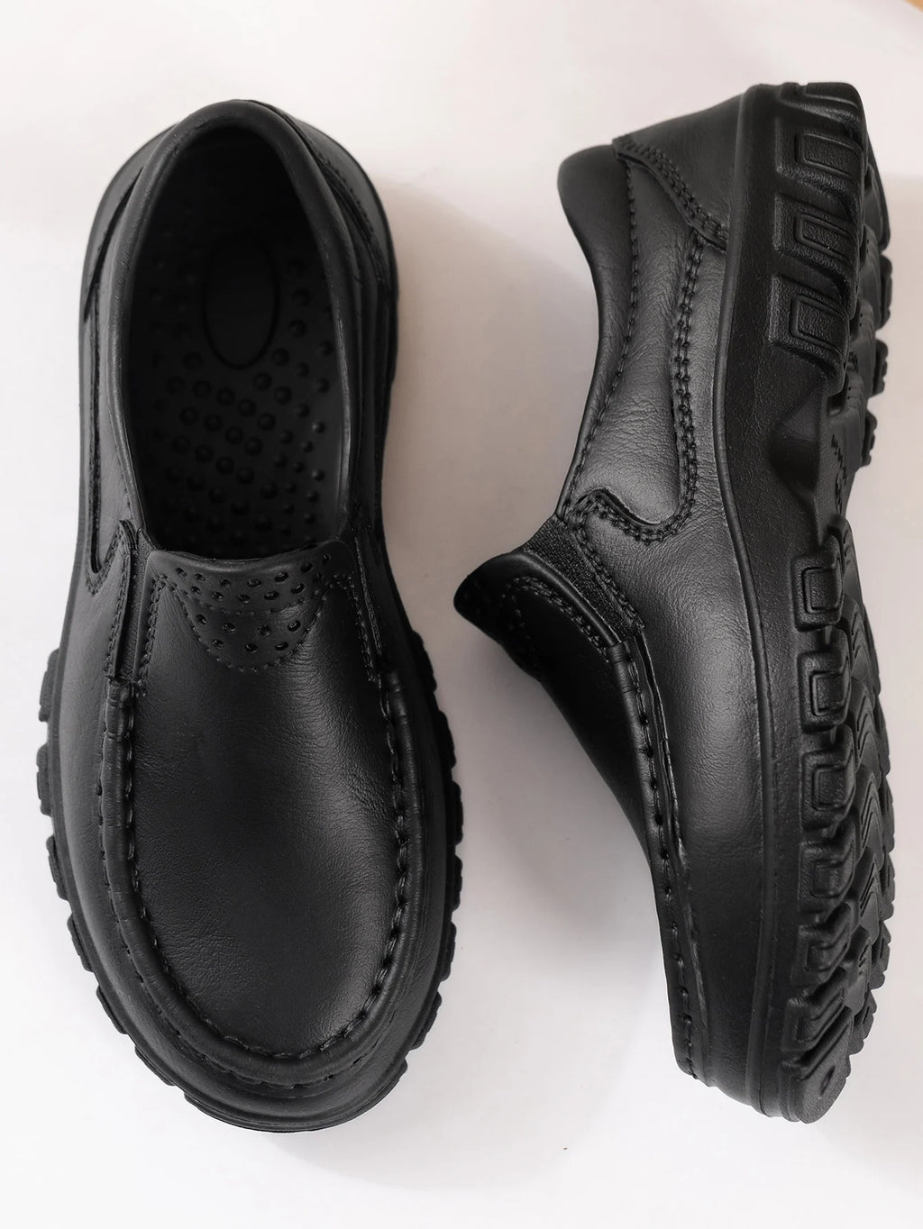 Zapatos informales para hombre, impermeables, antideslizantes, suela gruesa, resistentes al desgaste, transpirables, suela suave, zapatos casuales sin cordones