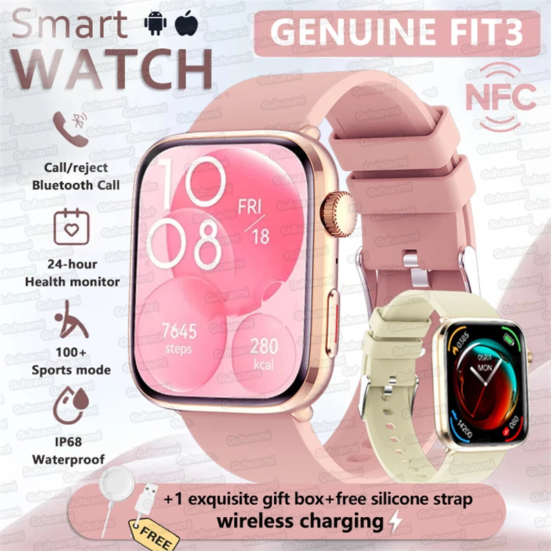 Reloj Inteligente NFC Salud Femenina AMOLED
