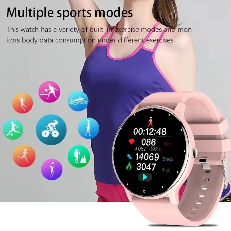 LIGE Reloj Inteligente Mujer Clima Bluetooth