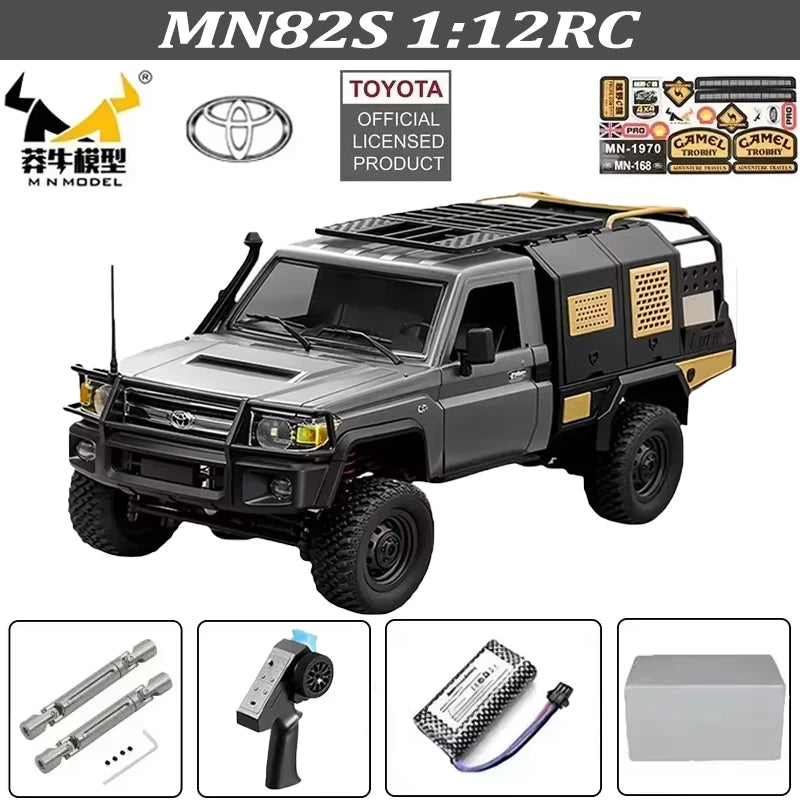 MN82 MN82S Toyota Rc 4x4 Rc CAR 2,4g 1/12 escala completa todoterreno Control remoto coche trepador de control remoto coche de juguete para regalo