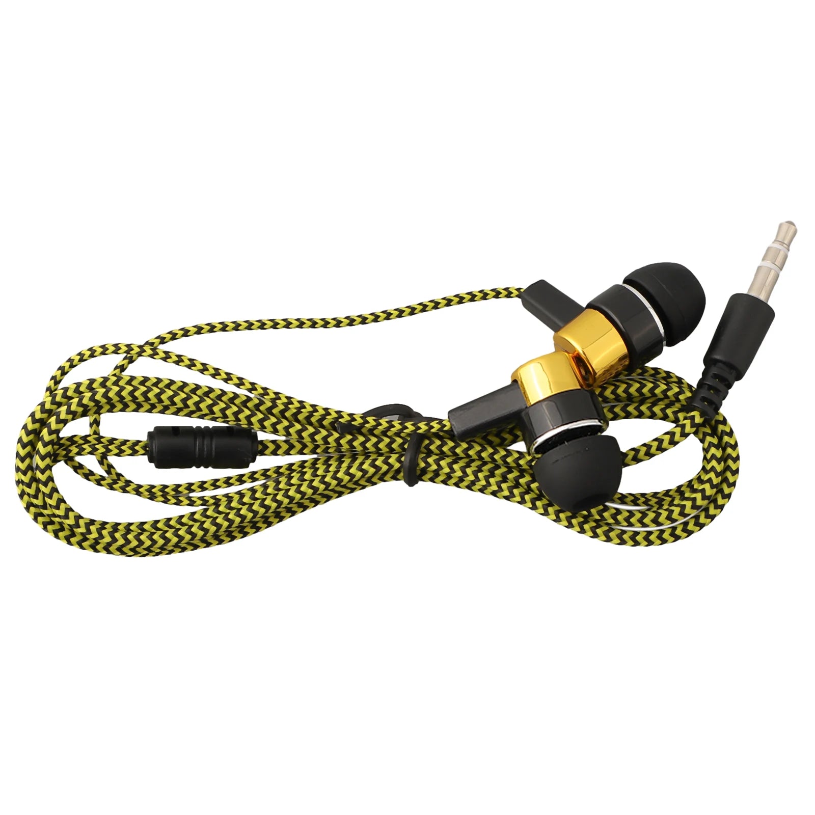 Experimente graves potentes con auriculares internos con cable, auriculares estéreo de 3,5 mm para dispositivos móviles, diseño con aislamiento de ruido