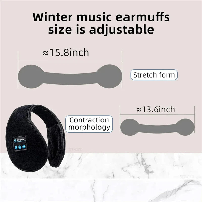 Orejeras Bluetooth Calentadoras Deportivas Invierno