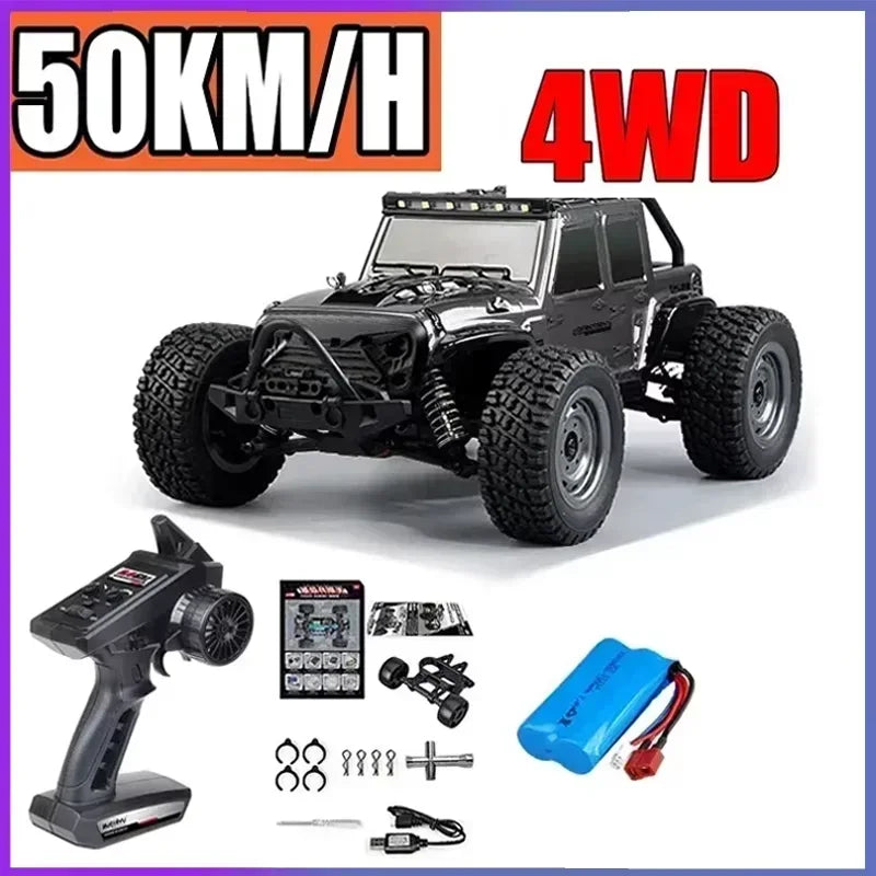 JJRC -Q130 sin escobillas de alta velocidad 70 KM/H4X4 todoterreno 2,4G 4WD Control remoto RC coche 4WD Racing Monster Racing Boy juguete para regalo 1:16