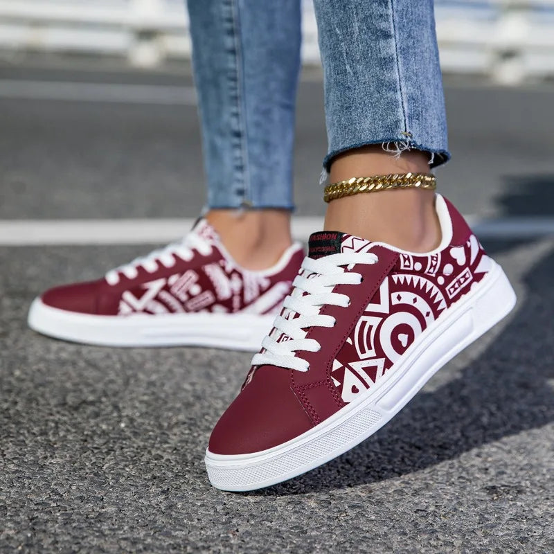 YRZL Zapatillas de deporte informales ligeras para mujeres y hombres, par de zapatos antideslizantes para caminar, zapatos impermeables, zapatos deportivos con estampado de grafiti a la moda para hombres