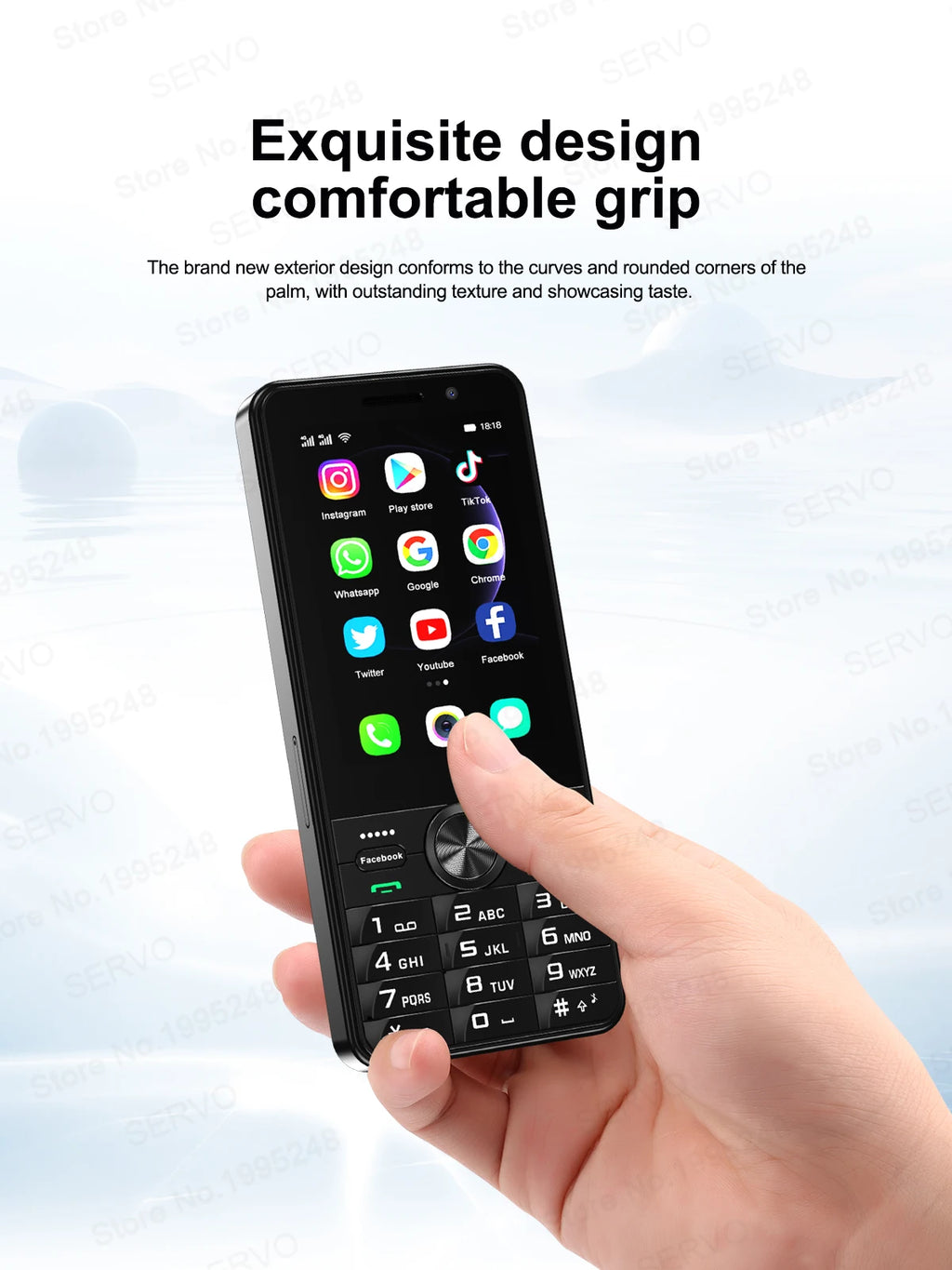 SERVO F24 PRO – Celular 4G Android 3.5" Doble SIM 2+16GB