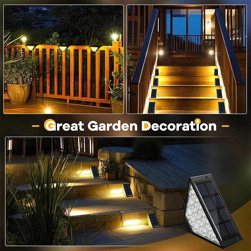 Luces Solares de Paso para Escalera y Jardín