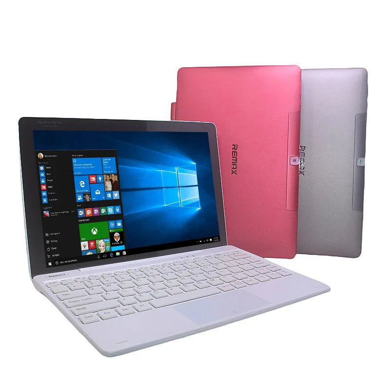 Tableta Remax-101 de 10.1 Pulgadas con Windows 10 de 64 Bits, CPU Intel Z8350, 2 GB de RAM DDR, 32 GB de ROM, Pantalla IPS de 1280 x 800 y Teclado Desmontable
