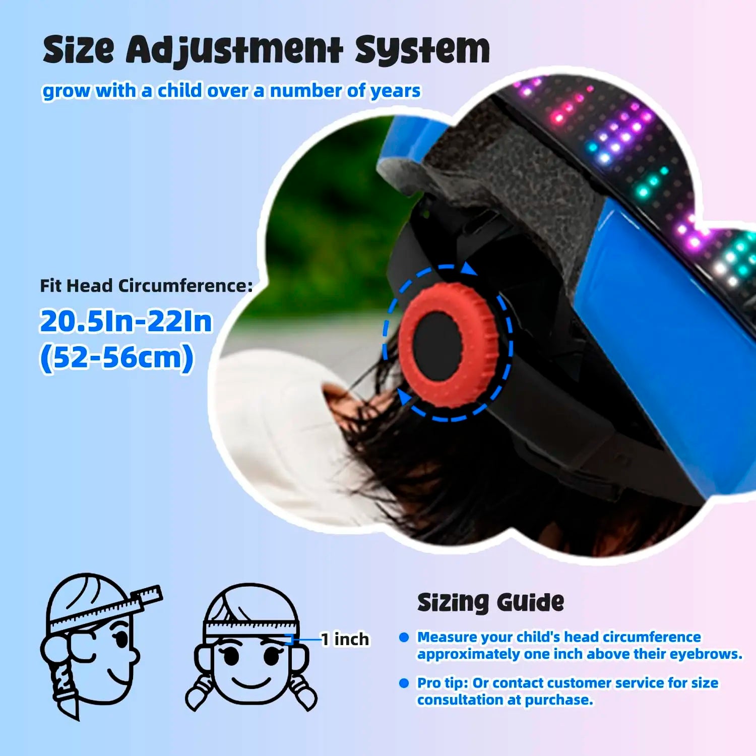 Casco de bicicleta para niños con casco LED, casco de patinaje sobre ruedas para bicicleta de equilibrio de seguridad deportiva para niños