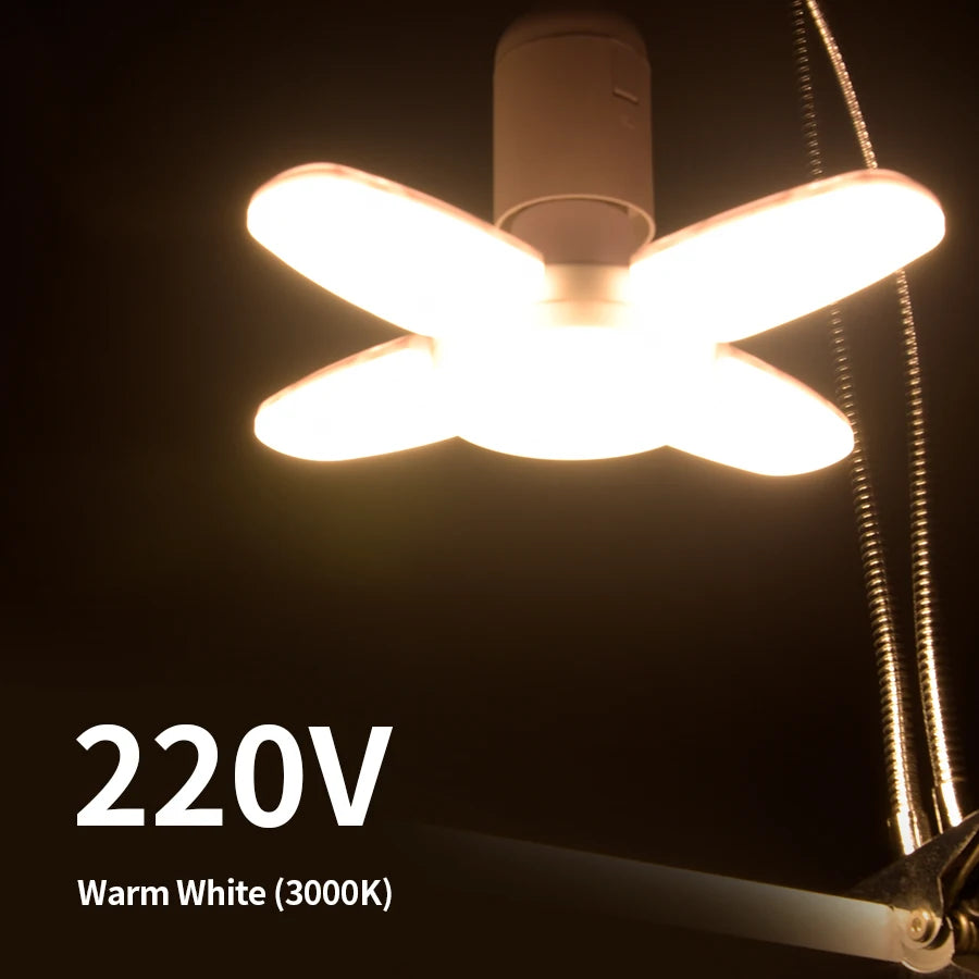Bombilla LED Plegable E27 para el Hogar y Garaje