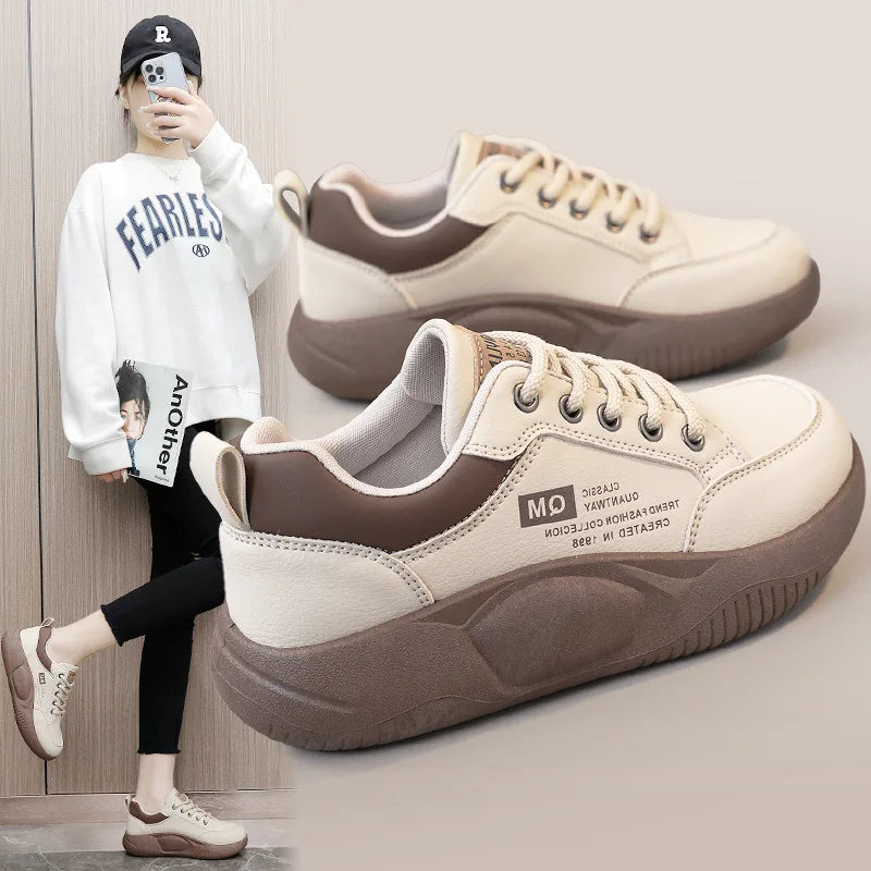 Zapatillas Mujer Suela Gruesa Plataforma Informales