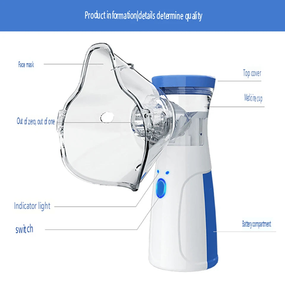 Vaporizador Facial e Humidificador Nano Ion 2 en 1