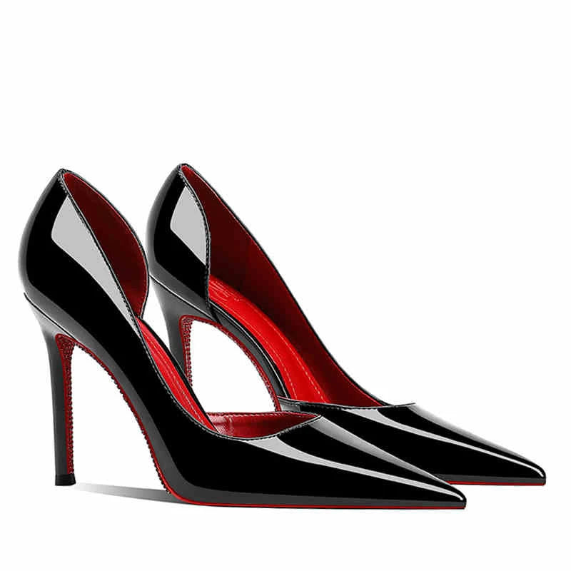 Stilettos de Mujer Punta Fina con Brillantes - Tacones Altos Elegantes