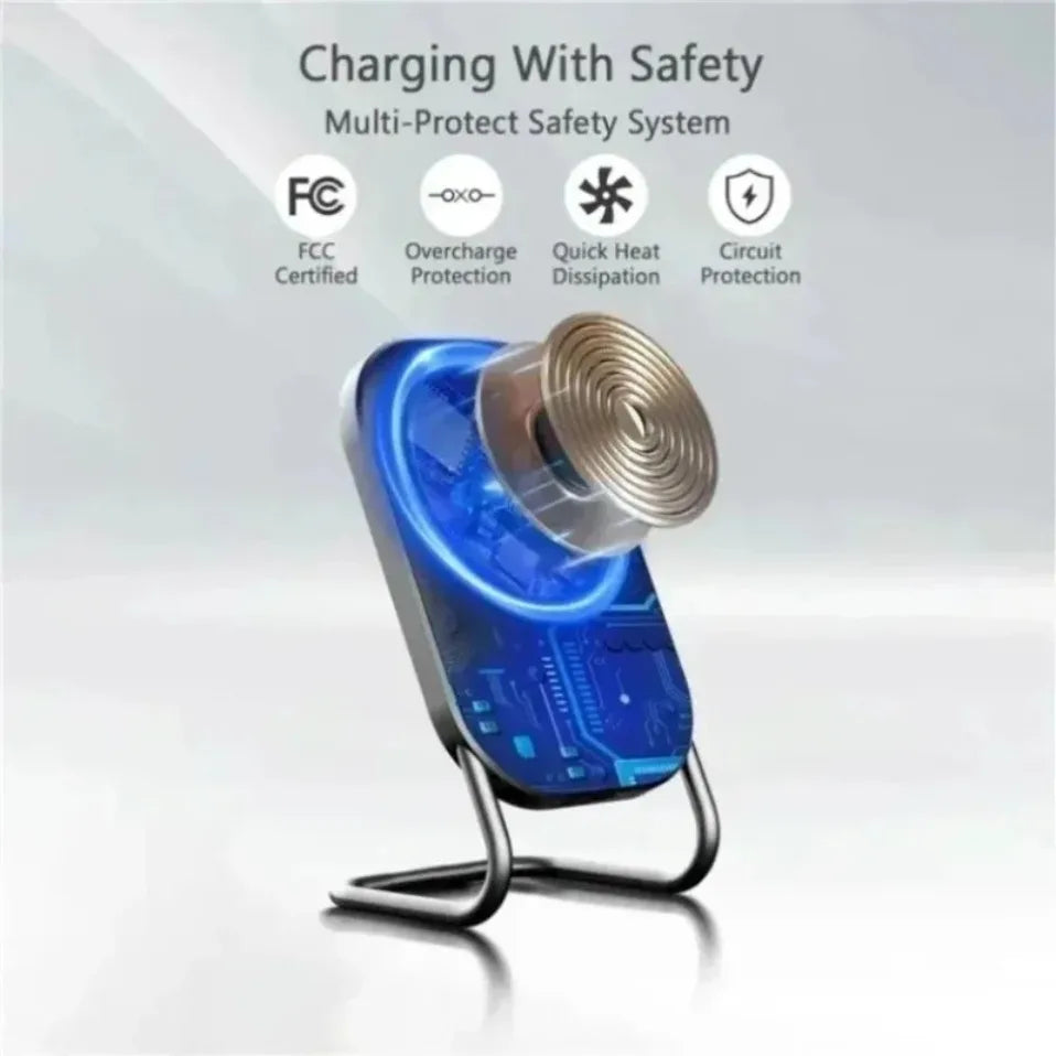 Cargador Inalámbrico Magnético de Escritorio, Soporte para Teléfono Celular, Estación de Carga Rápida para Magsafe iPhone 17 16 15 14 13 Pro Max