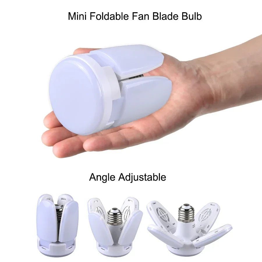 Lámpara LED Plegable E27 para el Hogar y Garaje