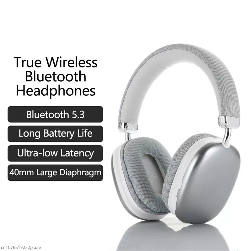 Auriculares Bluetooth 5.3 con Micrófono HD para Llamadas, Auriculares Inalámbricos Over-Ear, Auriculares HiFi Estéreo para Juegos y Música, B40 Larga Duración en Espera, BT1632
