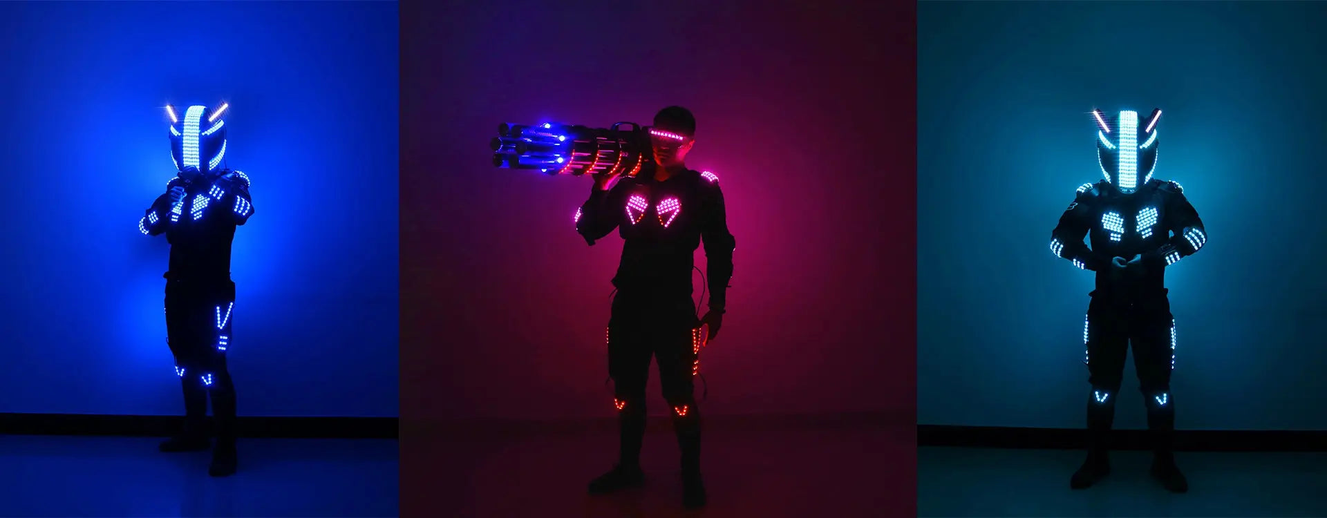 Guantes fluorescentes con láser, guantes de luz verde y roja para fiesta, DJ, bar, KTV, espectáculo de escenario, RGB, 2 unidades