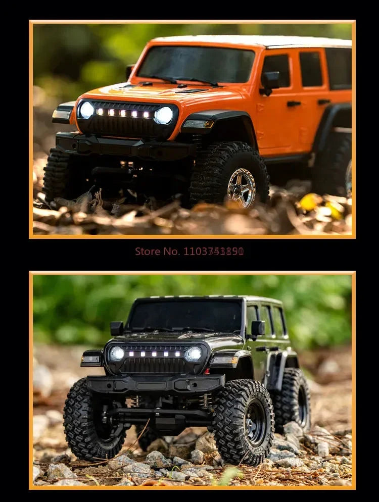 JJRC C8801 PRO 1/18 Coche Todoterreno con Suspensión 4WD Totalmente Proporcional, Coche RC Eléctrico, Modelo de Juguete para Niños, Regalo
