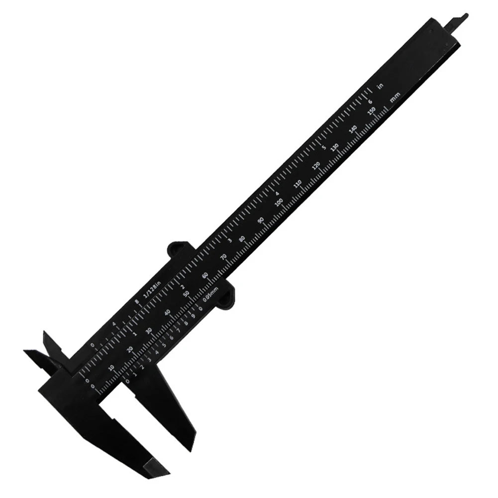 Calibrador Vernier de Plástico 0-150mm de Profundidad