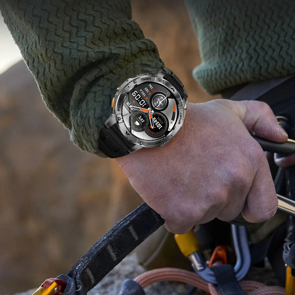 Reloj Inteligente 1400mAh AMOLED Linterna
