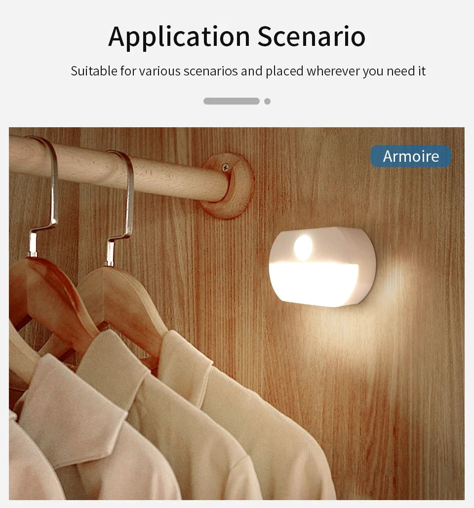 Luz de Armario con Sensor de Movimiento Automática