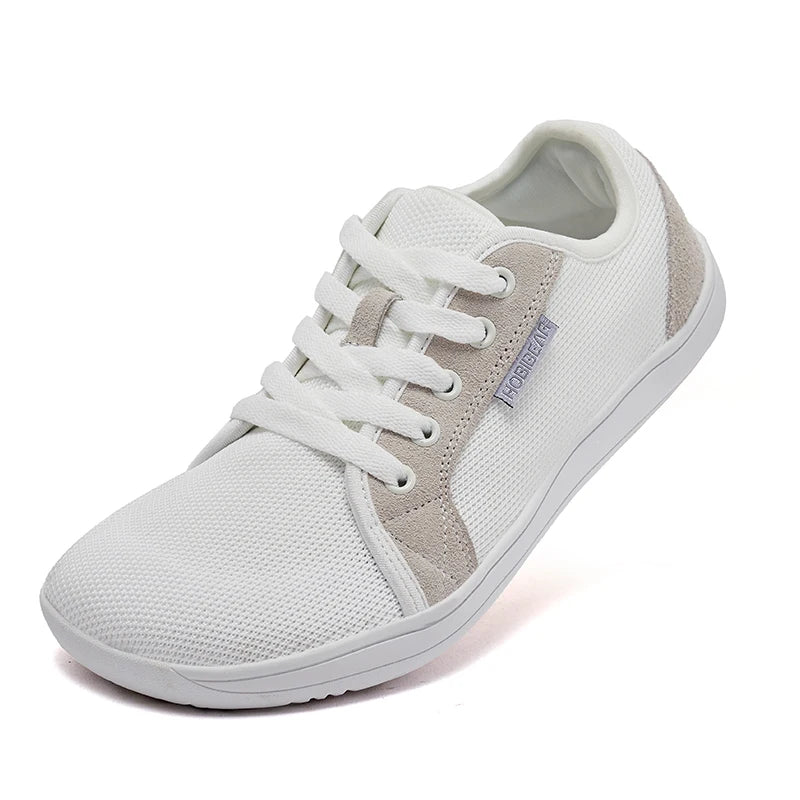 Zapatillas Descalzas HOBIBEAR con Cordones Punta Ancha Caída Cero