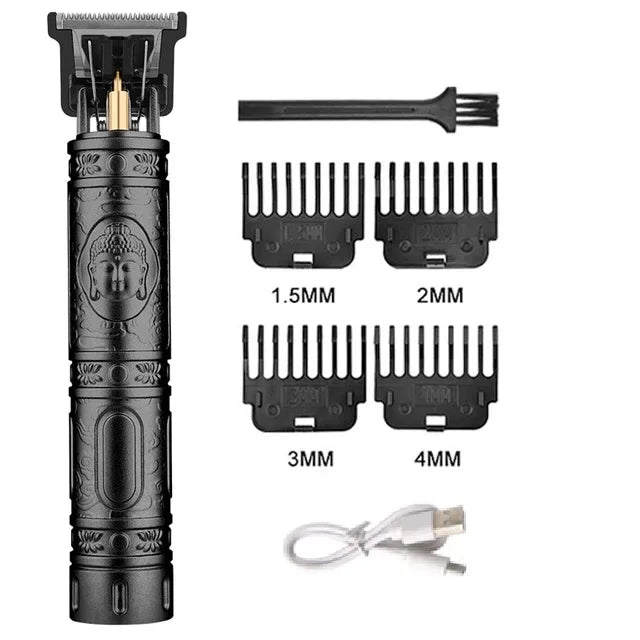 Máquina Cortadora de Pelo Eléctrica Inalámbrica Profesional para Barbería