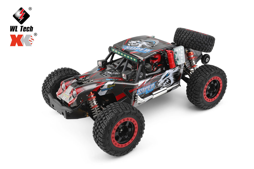 WLtoys 1/12 Autos RC 124017 124007 124016 124020 2.4G de Alta Velocidad   Coche de Carreras a Control Remoto sin Escobillas 4WD 75km/h, Juguete para Niños, Regalo